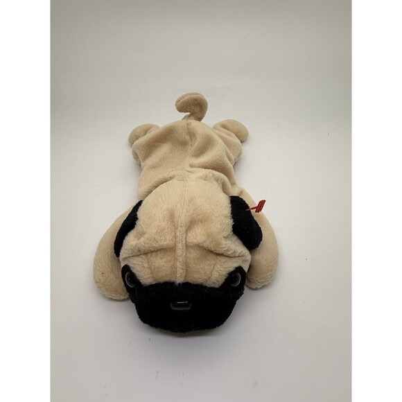Ty Other - TY Beanie Babies Collection Pugsly Beanie Baby Pug Dog 1996 New No Tags